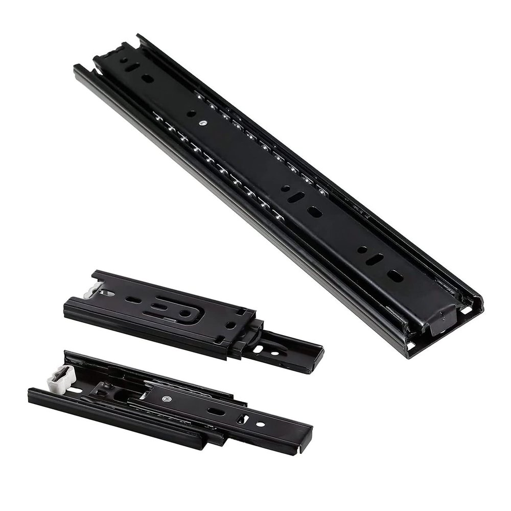 DQZRTUECA Full-Extension Drawer Slides, 600 mm (24 in), Heavy-Duty Metal Ball-Bearing Slides