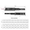 DQZRTUECA Full-Extension Drawer Slides, 600 mm (24 in), Heavy-Duty Metal Ball-Bearing Slides view 2