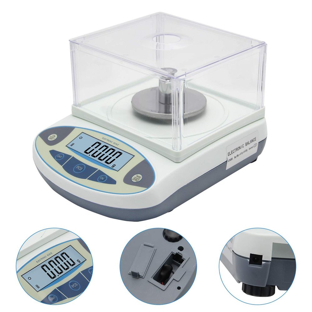IYARNOVA Precision Digital Analytical Scale, 0.001 g, 100 g, with Windshield