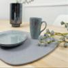 Feltd. Paros Felt Placemats, Petrol, Set of 4, 45 x 35 cm view 4
