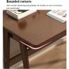 Solid Wood Desk with Drawer, Nordic Industrial Style, Sturdy and Stable, 120 x 60 x 75 cm, Walnut Finish view 4