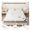 Natural Latex Mattress, Queen, Medium-Firm, Gray, 59 x 78.7 x 3.5 in view 3