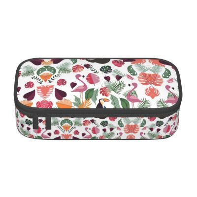 Large Airplane Pencil Case for Girls and Boys, Aesthetic Multi-Compartment Office Organizer, Pink Sloth