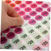 SHINEOFI 30-Sheet Round Price Label Stickers view 2