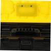 DOITOOL Durable PP Tool Box with Removable Top Compartment view 3