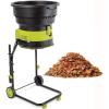 Electric Garden Leaf Mulcher with Adjustable Shred Size and Storage Bag, 30 m Power Cord view 1