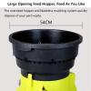 Electric Garden Leaf Mulcher with Adjustable Shred Size and Storage Bag, 30 m Power Cord view 3