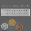 Premium Tungsten Carbide Wire Drawing Plate for Jewelry Making, 52 Round Holes, 0.26–4.10 mm view 3