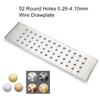 Premium Tungsten Carbide Wire Drawing Plate for Jewelry Making, 52 Round Holes, 0.26–4.10 mm view 4