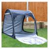 Waterproof Outdoor Bicycle Storage Shed for 2/3/4/5 Bikes, Black, Connectable view 1
