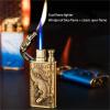 Dual-Flame Torch Lighter, Windproof Refillable Butane Lighter view 2