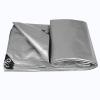 Extra-Large Silver Plastic Tarp, 4 x 9 m, with Metal Eyelets view 1