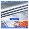 Extra-Large Silver Plastic Tarp, 4 x 9 m, with Metal Eyelets view 4