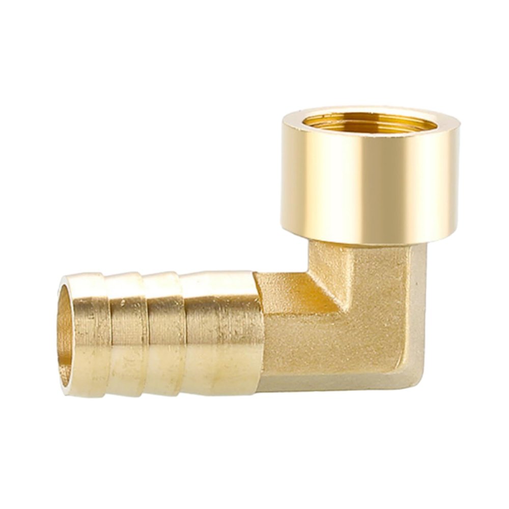 MOUMOUTEN G3/8-Inch Brass 90-Degree Hose Connector, 14 mm