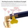 MOUMOUTEN G3/8-Inch Brass 90-Degree Hose Connector, 14 mm view 4