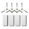 ZFHEGFVS 4 Side Brushes + 4 HEPA Filters for Lefant M210/N1 and OKP K2 Series view 1