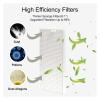 ZFHEGFVS 4 Side Brushes + 4 HEPA Filters for Lefant M210/N1 and OKP K2 Series view 4