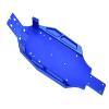 GPM 7075 Aluminum Alloy Chassis Plate for LOSI 1/24 Micro-B 2WD Buggy RTR-LOS00007, Blue view 1