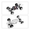 GPM 7075 Aluminum Alloy Chassis Plate for LOSI 1/24 Micro-B 2WD Buggy RTR-LOS00007, Blue view 3