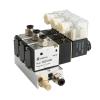 FBPQRCONS 3V110-06-NC Normally Closed Solenoid Valve Block with Muffler Fitting Base Manifold, DC 12V/24V, AC 110V/220V, 3-Port (9 Stations) view 2