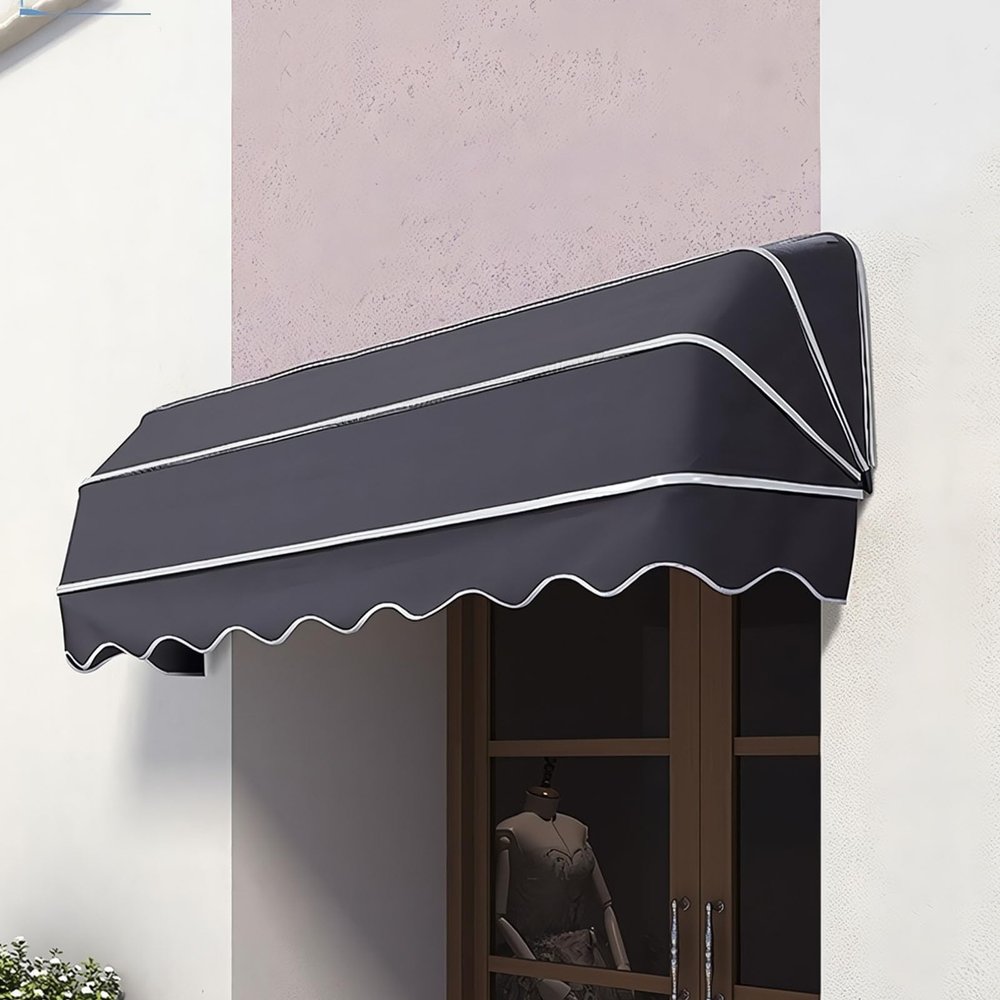 Retractable Waterproof Patio Awning for Balcony, Terrace, or Café