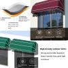Retractable Waterproof Patio Awning for Balcony, Terrace, or Café view 3