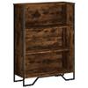 BOWEKAM Home & Garden Bookcase, Smoked Oak, 80 x 31 x 106 cm view 2