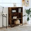 BOWEKAM Home & Garden Bookcase, Smoked Oak, 80 x 31 x 106 cm view 3