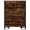 BOWEKAM Home & Garden Bookcase, Smoked Oak, 80 x 31 x 106 cm view 4