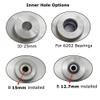 Toothed Rubber Contact Wheel 150 x 75 mm, Dynamically Balanced, 12.7 mm Bore view 4