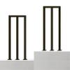 Modern Black M-Shaped Square-Tube Handrail for Indoor and Outdoor Use view 1