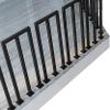 Modern Black M-Shaped Square-Tube Handrail for Indoor and Outdoor Use view 3