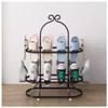GZHERVICES 2/3-Tier Vertical Hanging Shoe Rack, Black, 54 x 75 cm view 1