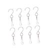MUCKLILY 8-Piece Stainless Steel S-Hooks for Kitchen and Display, Rotating and Rust-Resistant view 1