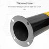 KUANGGE Yellow Steel Security Bollards with Anchor Bolts, Reflective Band, 6-Pack view 4