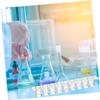 SOLUSTRE 3-Piece Multifunctional Transparent Experiment Plates for Chemical Reactions, Laboratory Research, Microbiology, and Liquid Tests view 3