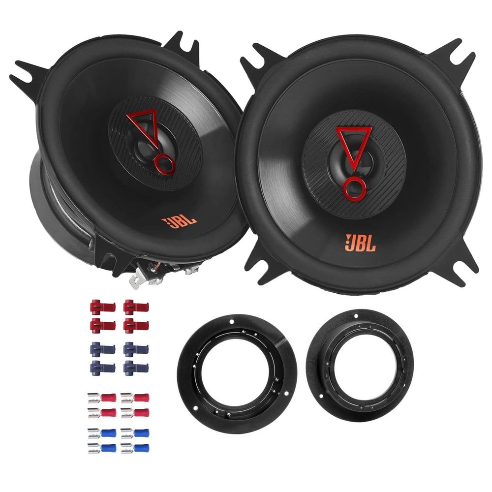JBL Stage3 427F Car Speakers, 180 W, 4 in, 2-Way Coaxial, for Mercedes A-Class W169 Rear Doors (2004–2012)