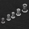 Brrnoo 100-Piece Rivet Nut Set, M4 M5 M6 M8 Aluminum Flat-Head Threaded Inserts view 3