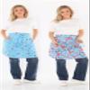 Schuerzenfabrik Cotton Half Apron, Blue/Light Blue Floral Pattern, Short Cooking Apron with 2 Pockets, Color: Double Pack 5 view 2
