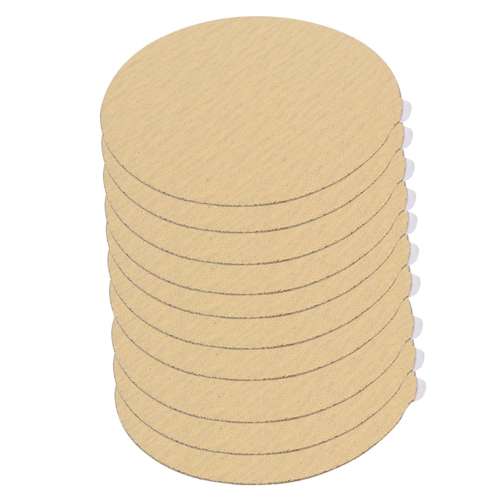 Round Self-Adhesive Sandpaper, 6 Inch, 80 Pieces, 10 Grits