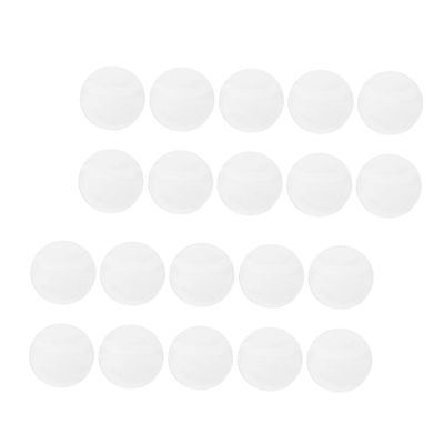 TOYANDONA 20-Piece Round PVC Badge Covers, 75 mm