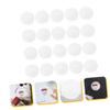 TOYANDONA 20-Piece Round PVC Badge Covers, 75 mm view 3