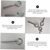 Gatuida Stainless Steel Screw Hooks, 10-Pack, for Walls and Home view 2