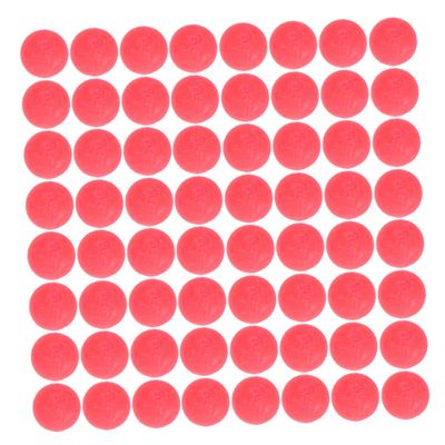 INOOMP Red Foam Ball-Shaped Fishing Floats, 100-Pack
