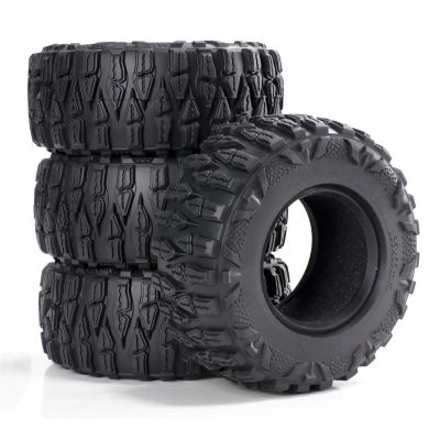 YONMFRDS 4-Piece 2.6-Inch Dragon Claw Rubber Tires for 1:10 RC Rock Crawlers