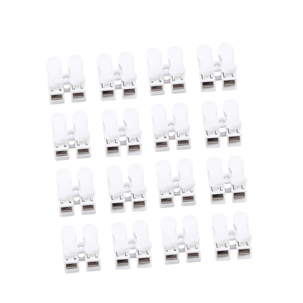 CH-2 Spring Wire Connectors, 50 Pieces, PP and Manganese Steel