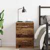qohoio Nightstand, 38 x 35 x 55 cm, Reclaimed Wood Look, Engineered Wood view 4