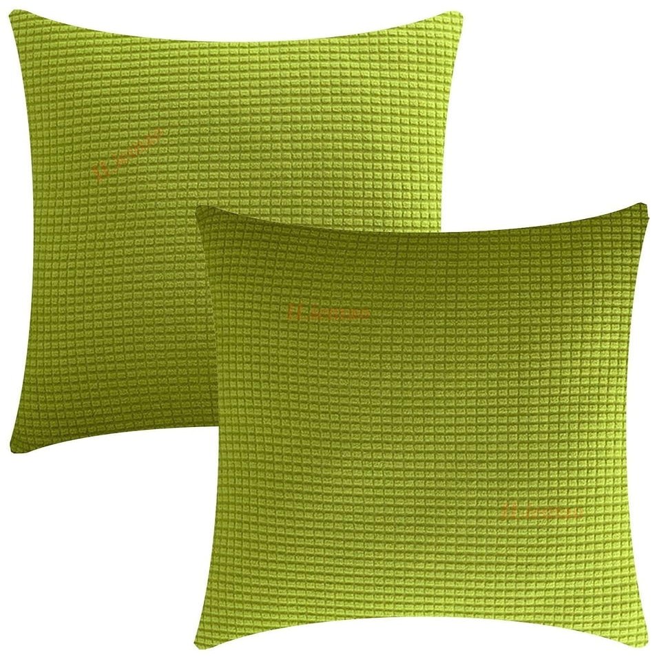 Decorative Pillow Covers, 2-Pack, 80 x 80 cm (32 x 32 in), 70 x 70 cm, or 65 x 65 cm, Cord