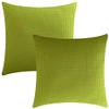 Decorative Pillow Covers, 2-Pack, 80 x 80 cm (32 x 32 in), 70 x 70 cm, or 65 x 65 cm, Cord view 1