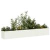 Myheimly Raised Planter Box, White, 280 x 40 x 40 cm, Cold-Rolled Steel view 1